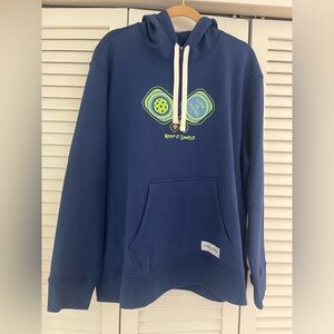 Life Is Good Women's Navy Blue Pickleball Hoodie
